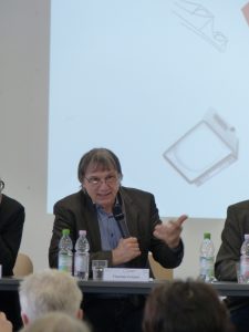 Thomas Frickel during the panel talk