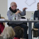 Uwe Fleischer auf dem Panelgespräch